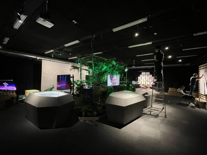 Multimedia exhibition space
